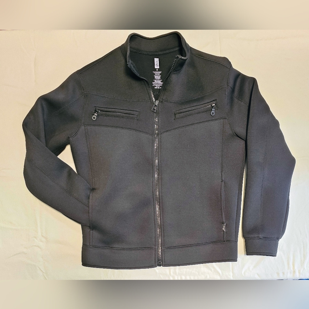 Howe Men's Case Study  Moto Style Black Jacket Size Small